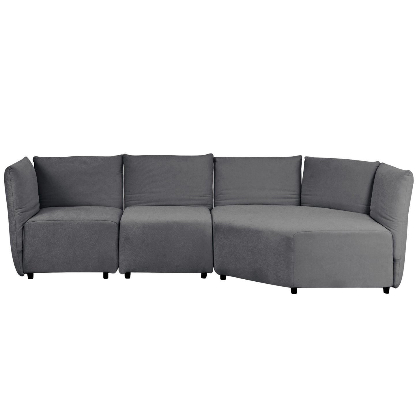 ustyle stylish sofa set, grey