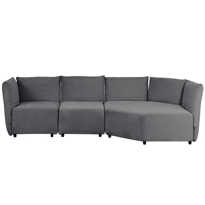 Ustyle Stylish Sofa Set, Grey
