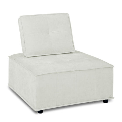 Chenille L-Shape Modular Sectional Sofa