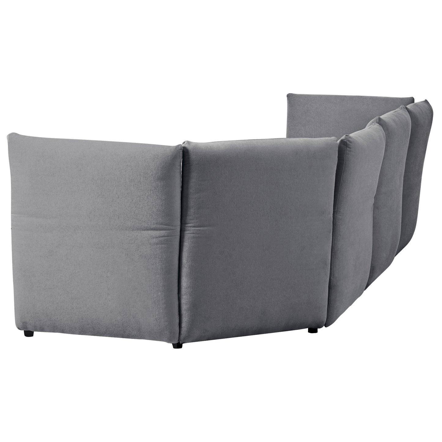 ustyle stylish sofa set, grey