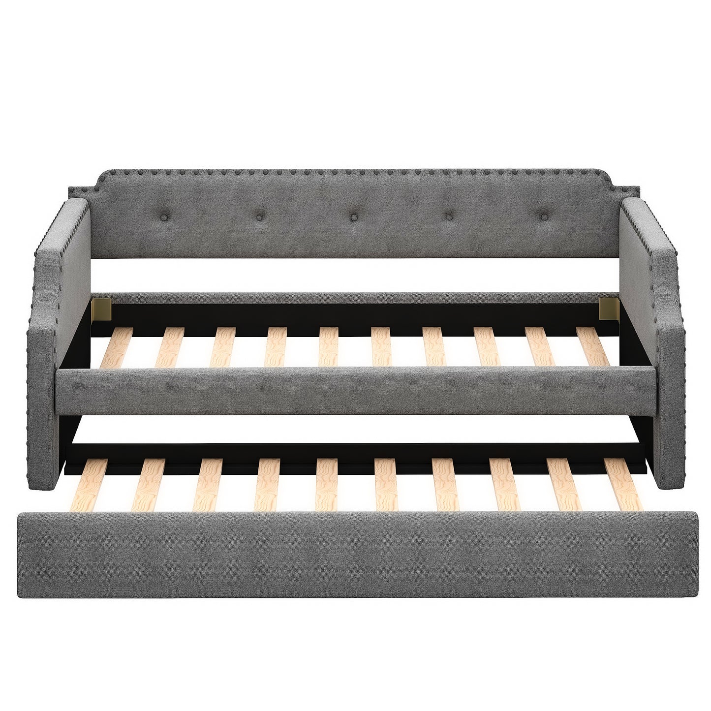 emily upholstered daybed with trundle
