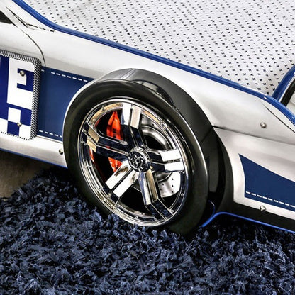 Police Car Twin Bed, Blue