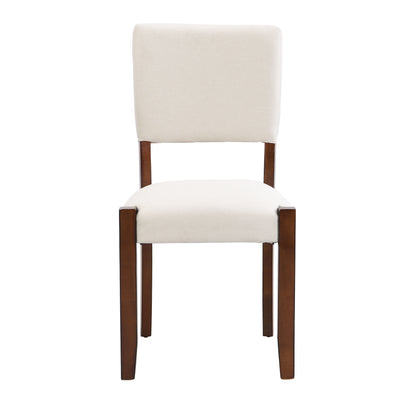 4-Piece Modern Dining Furniture Set  46" Faux Marble Style