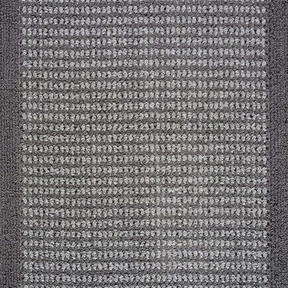 Machine Washable Faux Sisal Gray Indoor Accent Rug Set, 3-Piece Set