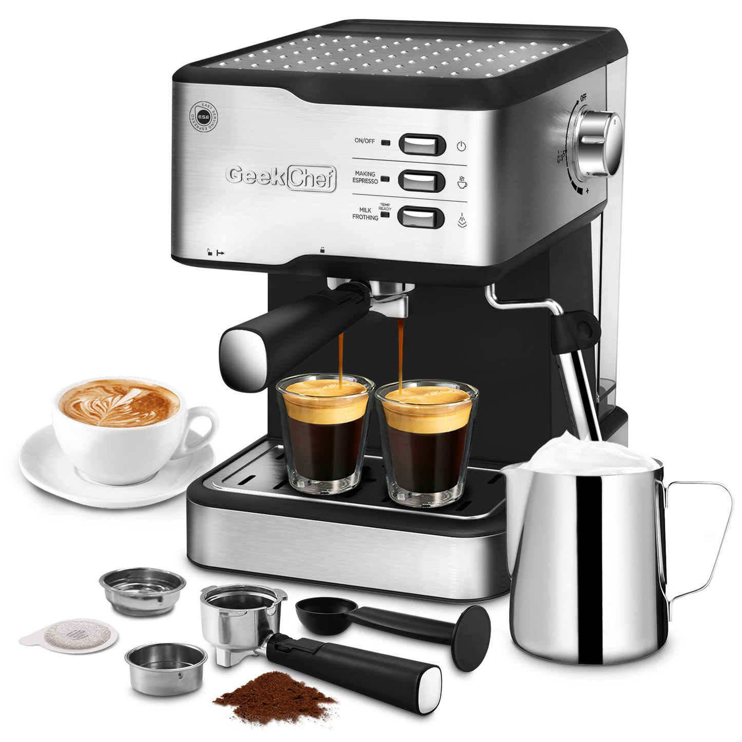 geek chef espresso machine