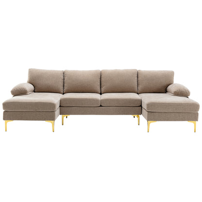 Coolmore Sectional Sofa, Camel