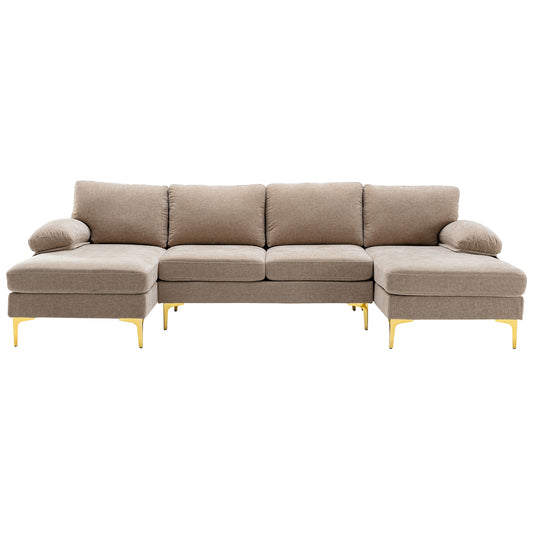 Coolmore Sectional Sofa, Camel