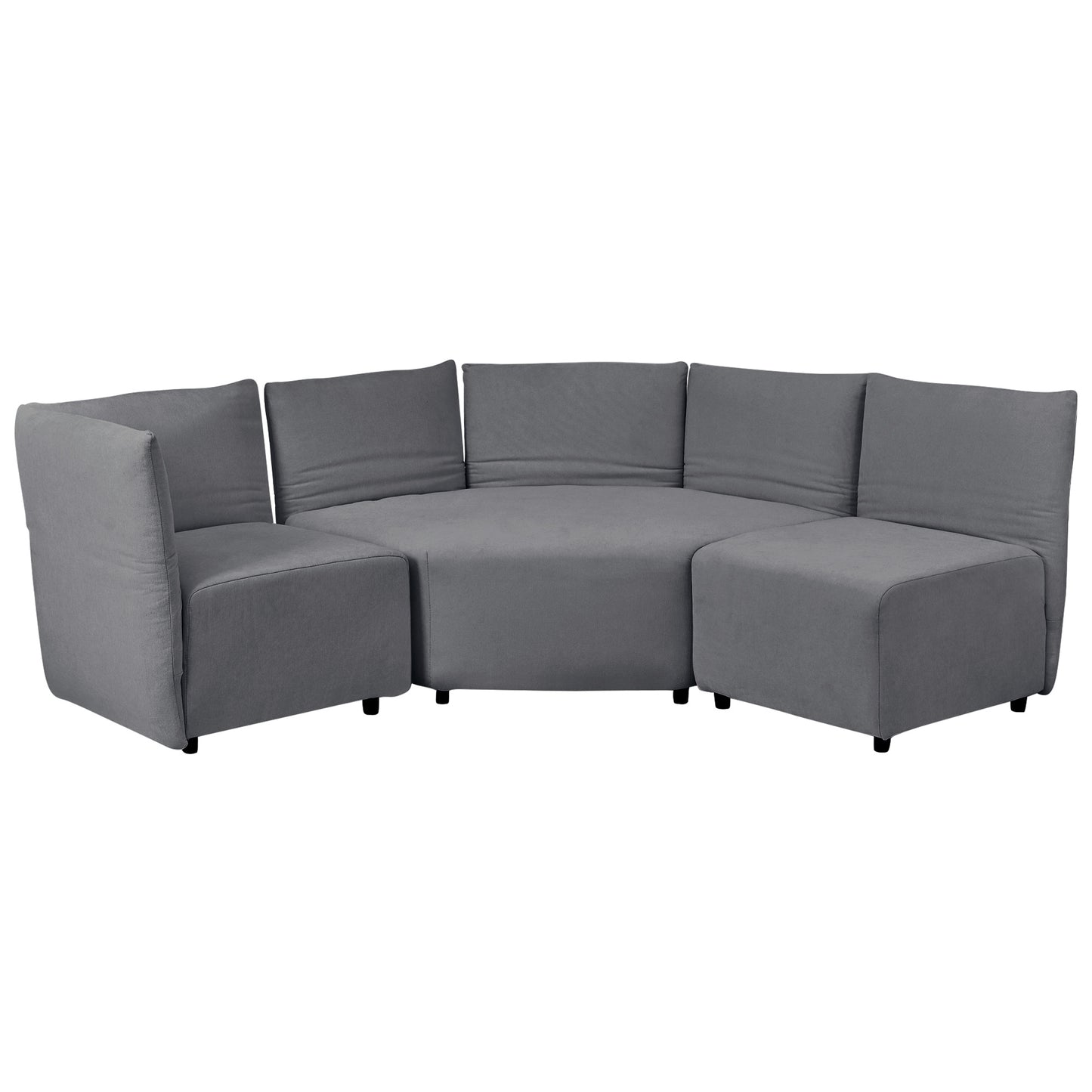 ustyle stylish sofa set, grey