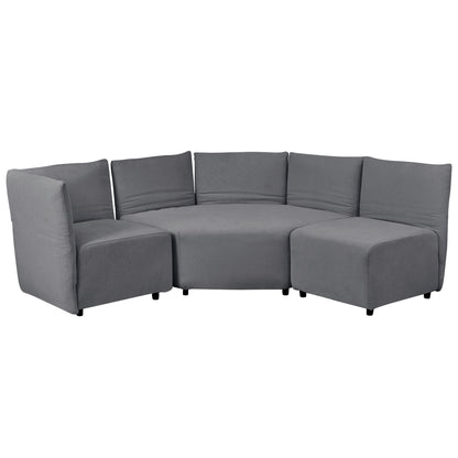Ustyle Stylish Sofa Set, Grey