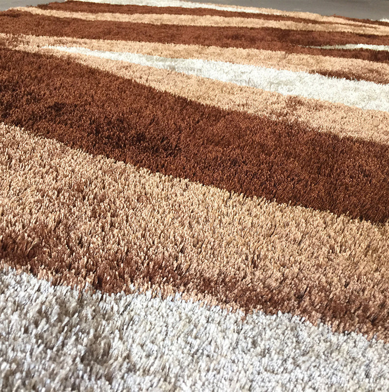 "aria collection" soft pile hand tufted shag area rug