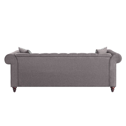 ACME Waldina Reversible Sectional Sofa, Brown