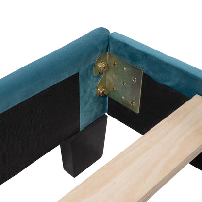 Amanda Velvet Upholstered Platform Bed