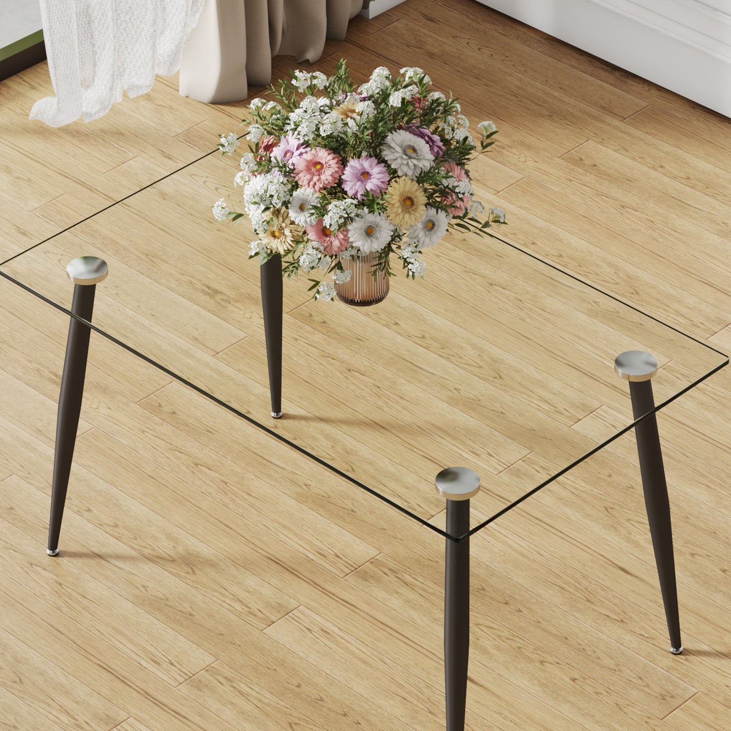 holli dining table set, grey