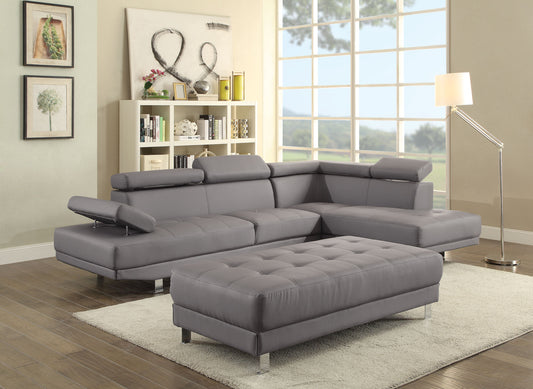 Riveredge Sectional in Grey