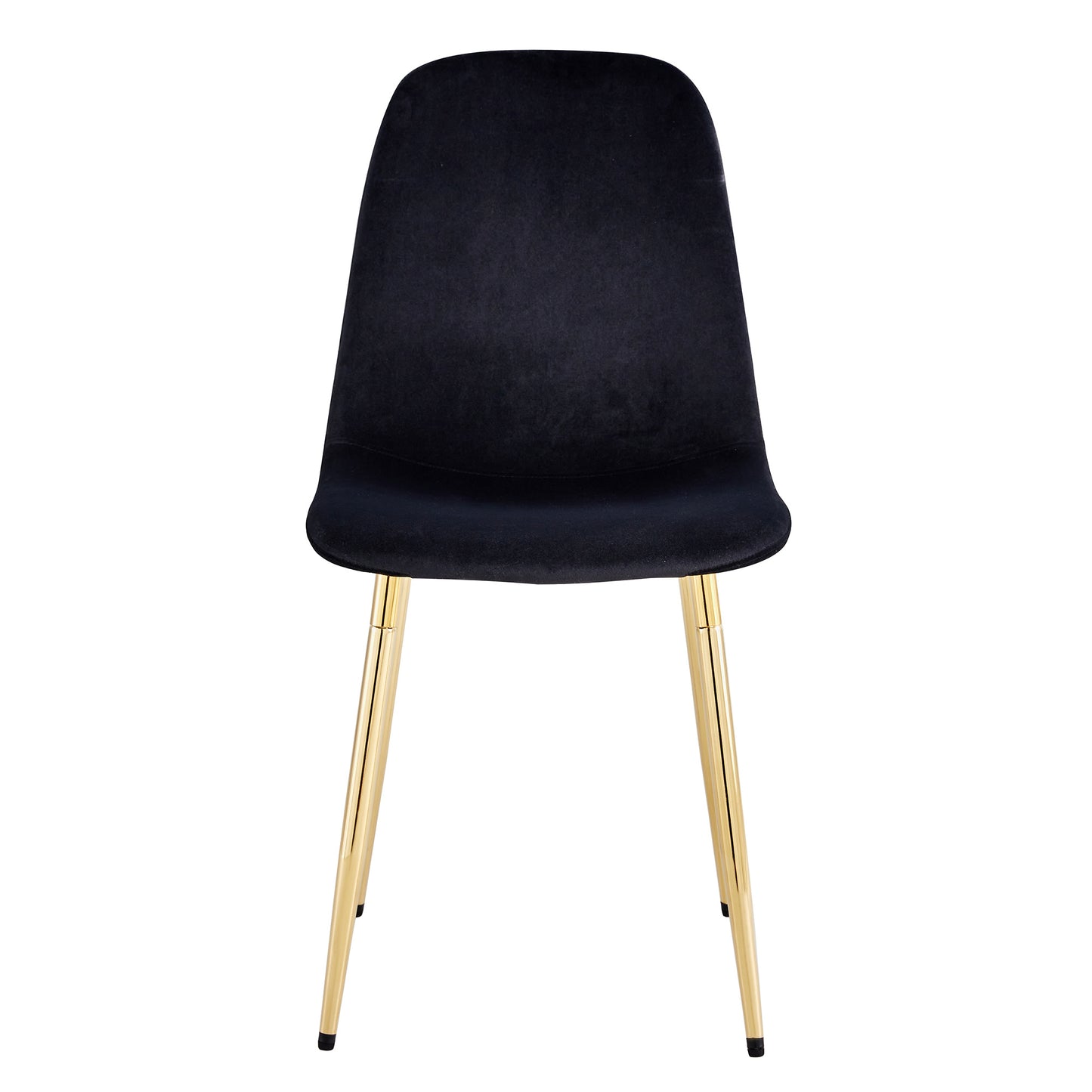 zara dining chairs set of 4, soft velvet black