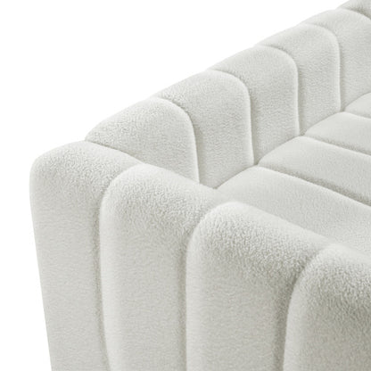 Teddy Velvet Sofa with 2 Pillows