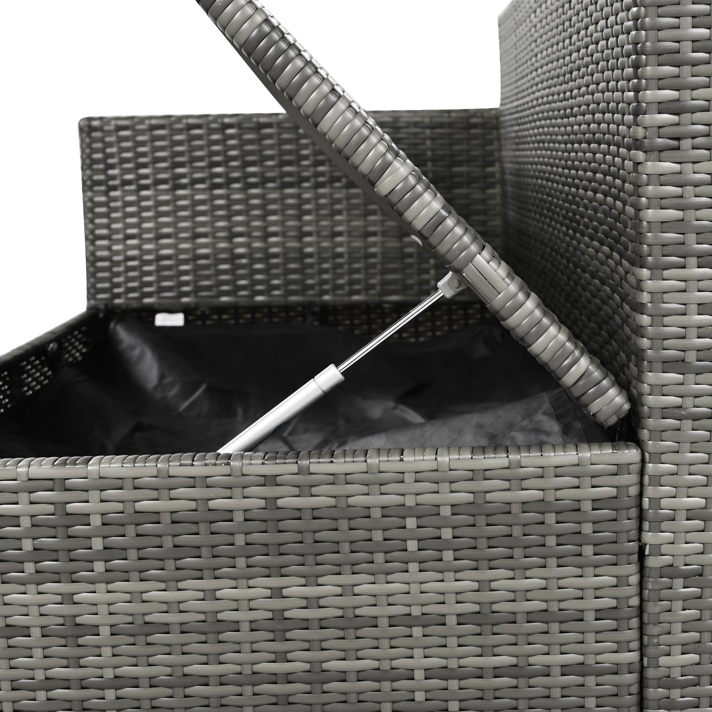 outdoor 6-piece all weather pe rattan sofa set