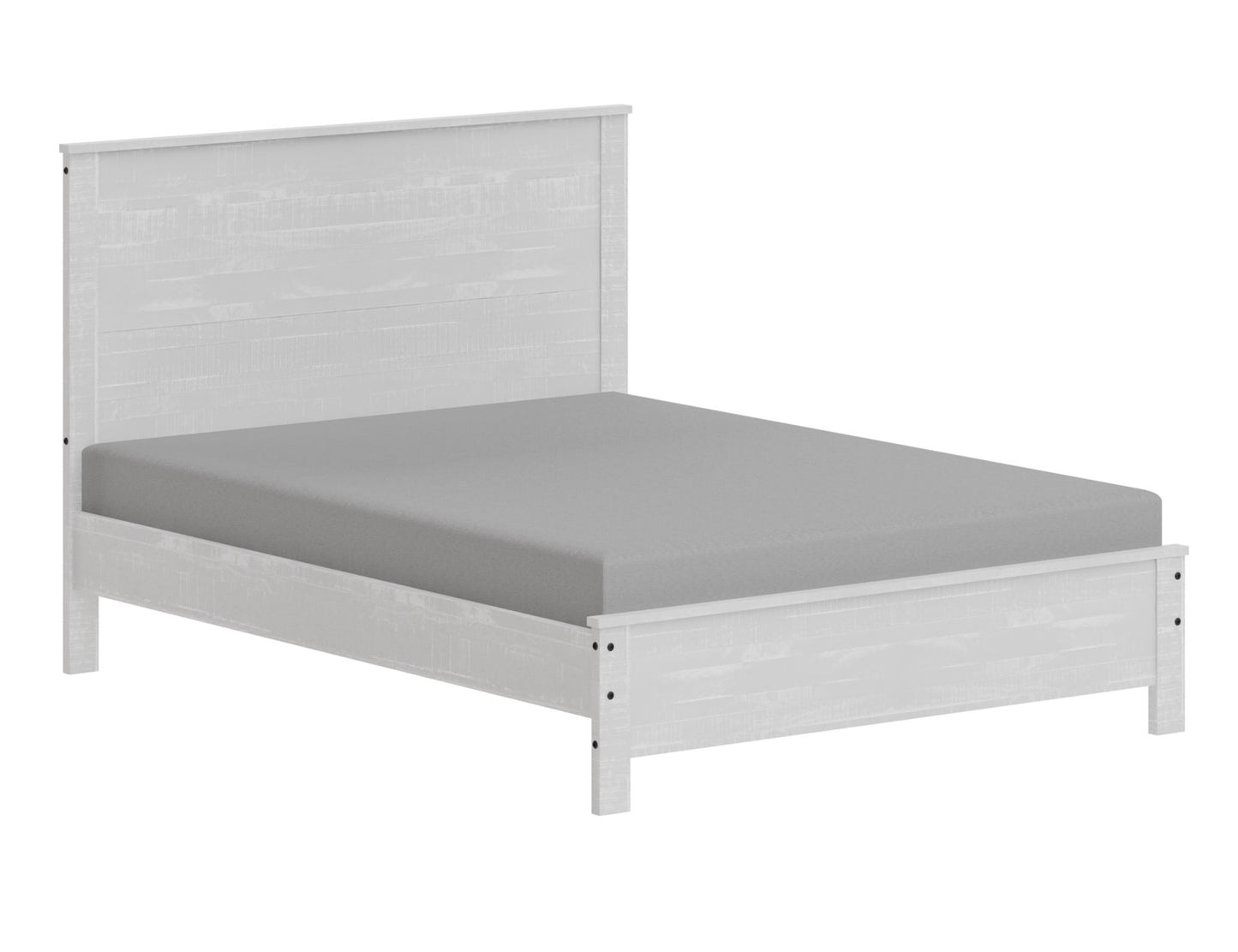 albany 3 piece twin bed set, white