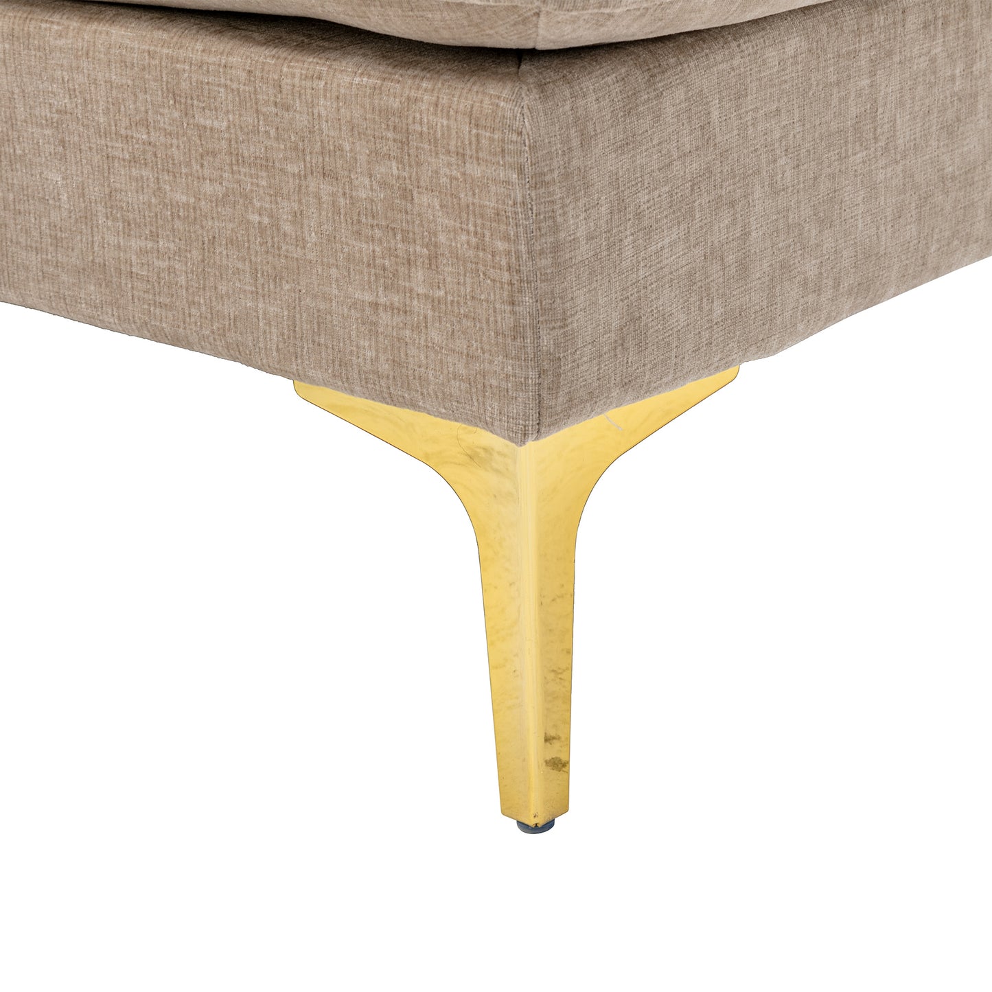 coolmore sectional sofa, camel