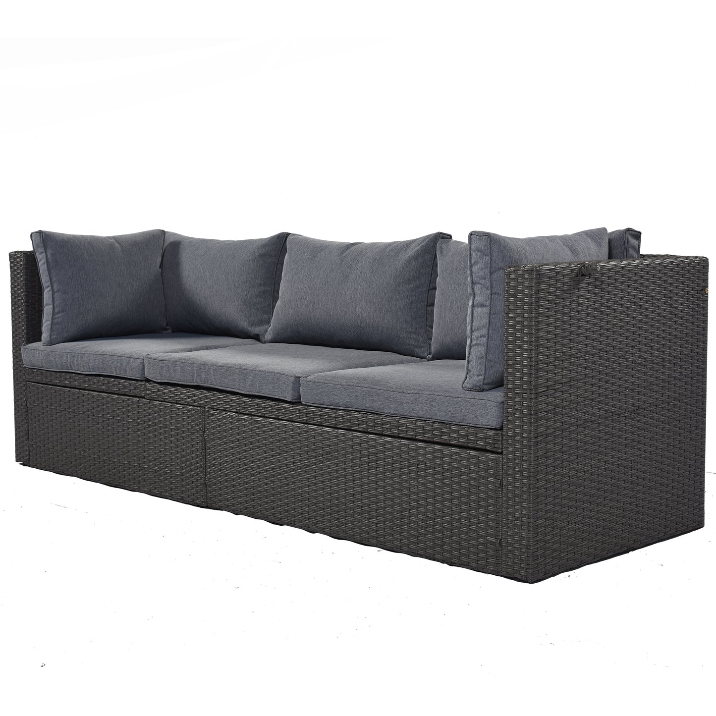 betty rectangle daybed with retractable canopy