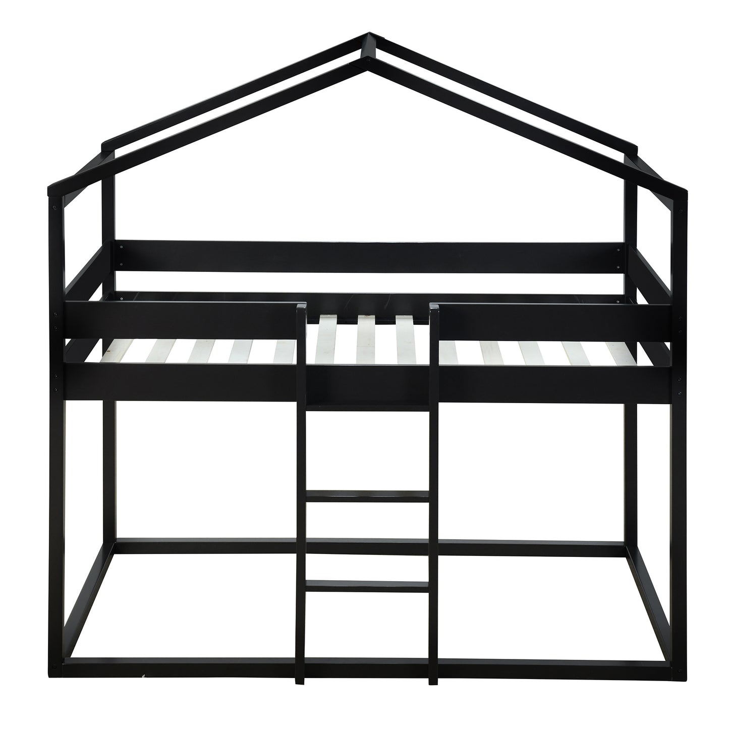 twin over twin bunk bed wood bed with tent