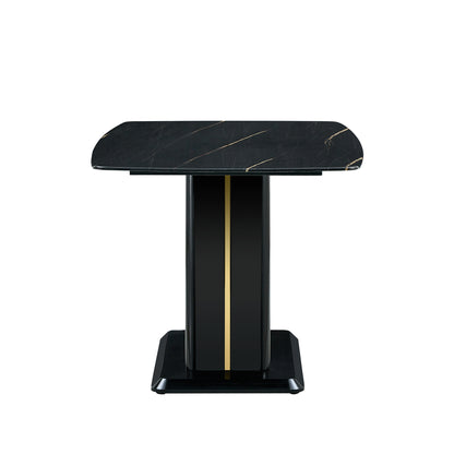 MDF Marble Table- Black
