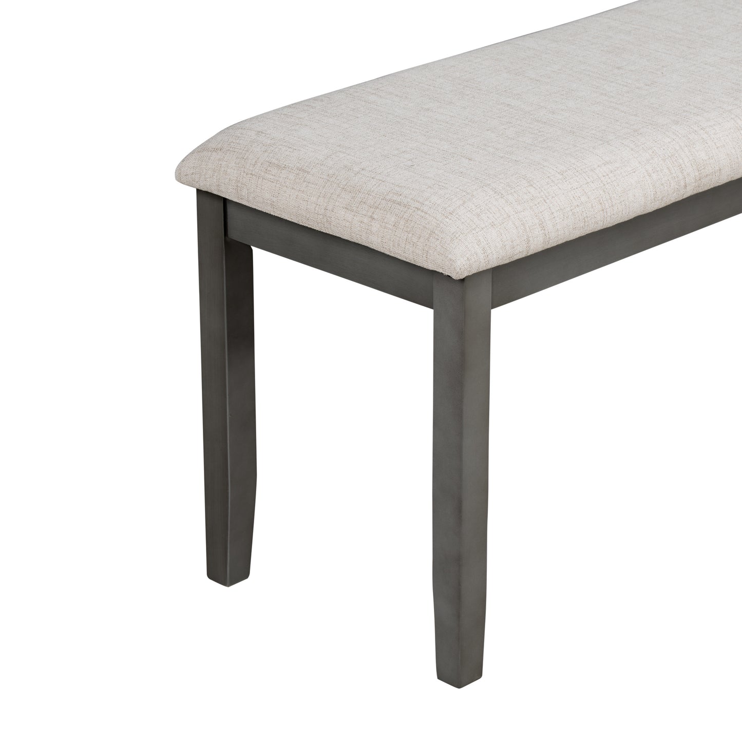 upholstered 6-piece dining table set
