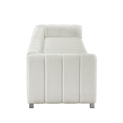 Teddy Velvet Sofa with 2 Pillows