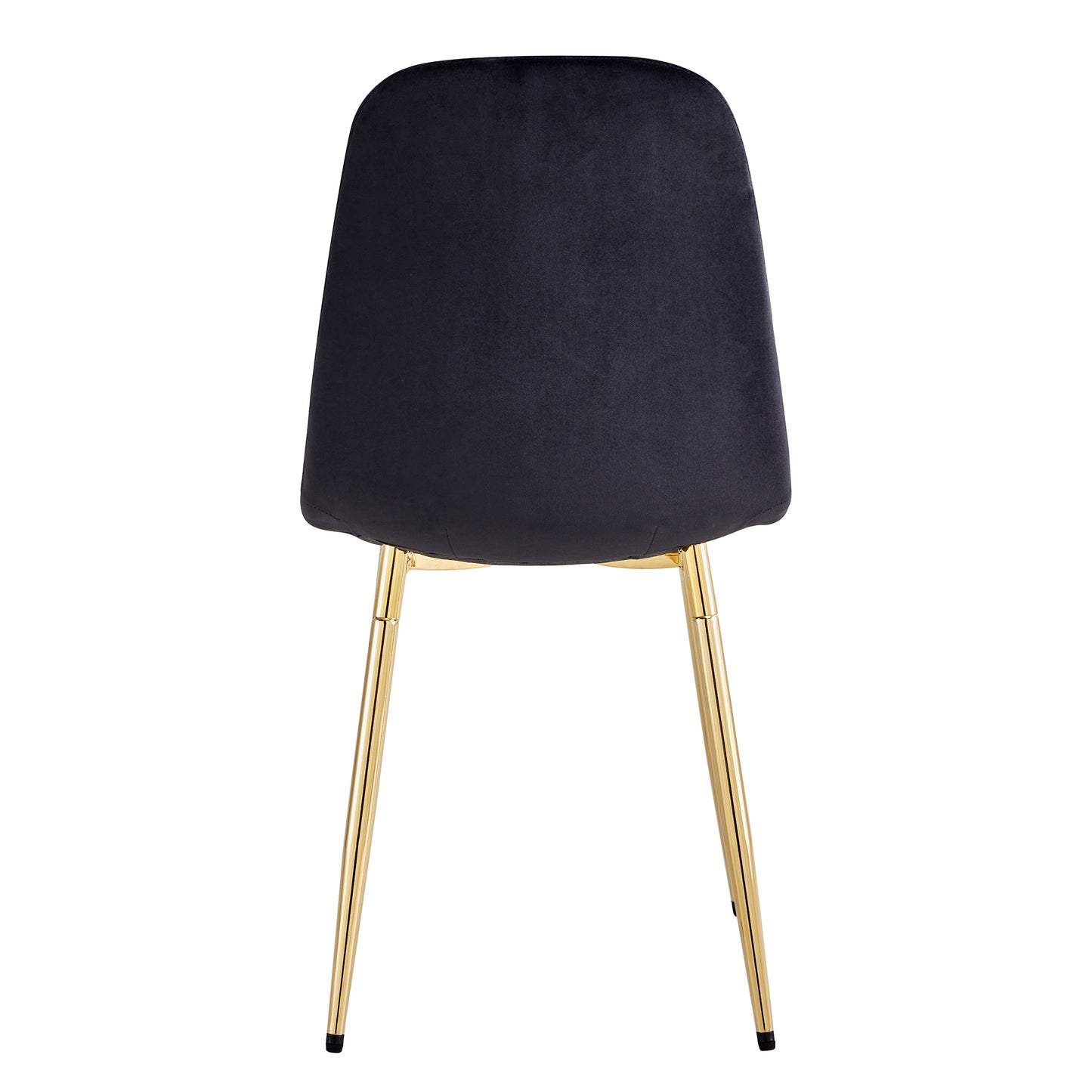 zara dining chairs set of 4, soft velvet black
