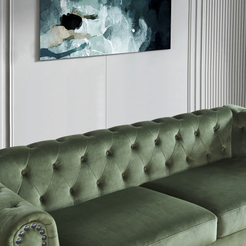 classic tufted chesterfield sofa