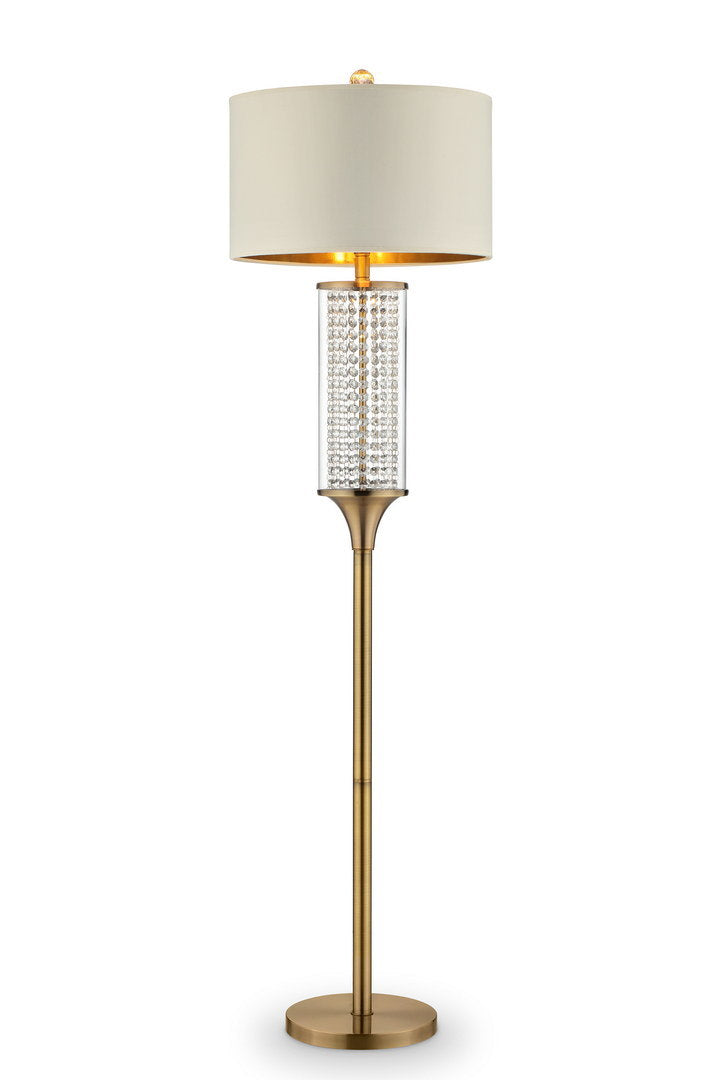 62.25-inch pluviam crystal floor lamp