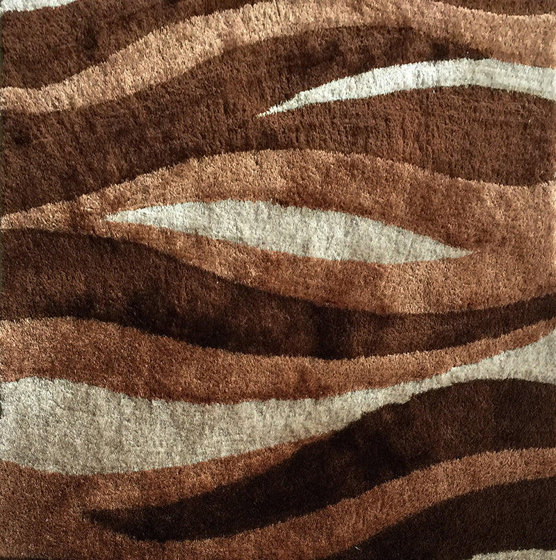 "aria collection" soft pile hand tufted shag area rug