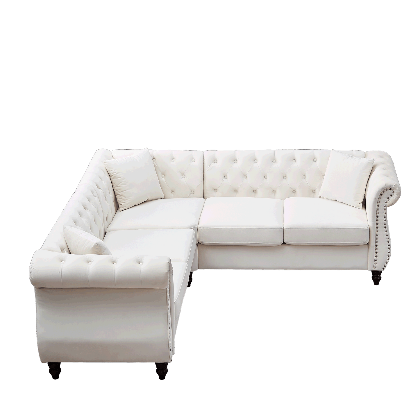 chesterfield l-shaped sectional