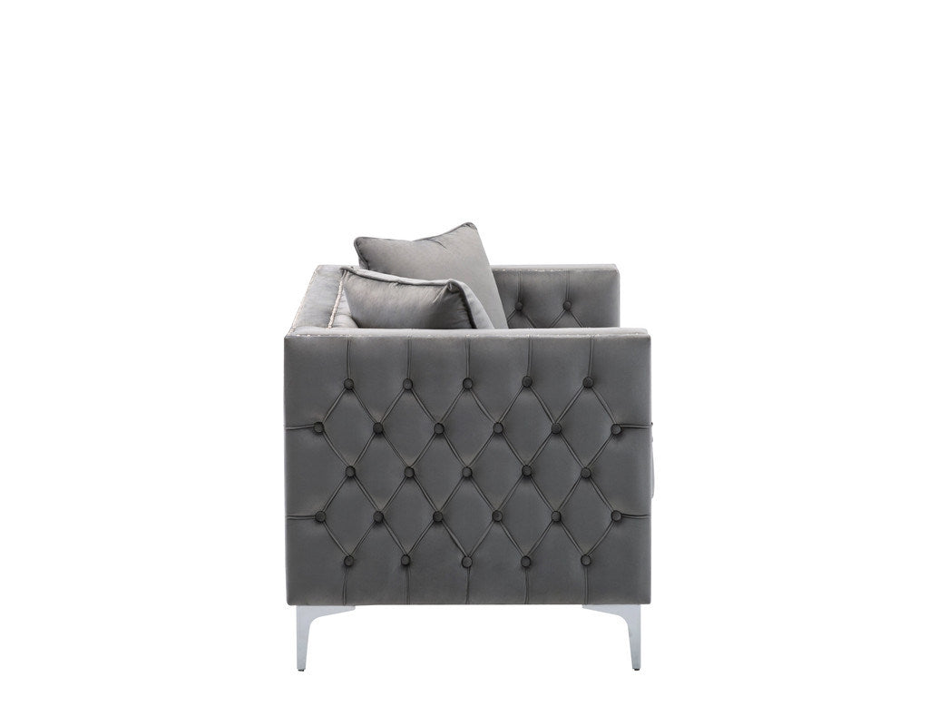 lorreto velvet sofa set