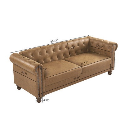 Classic Traditional Upholstered Sofa