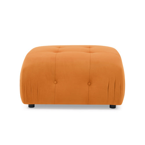 button tufted modular sectional sofa, navy velvet