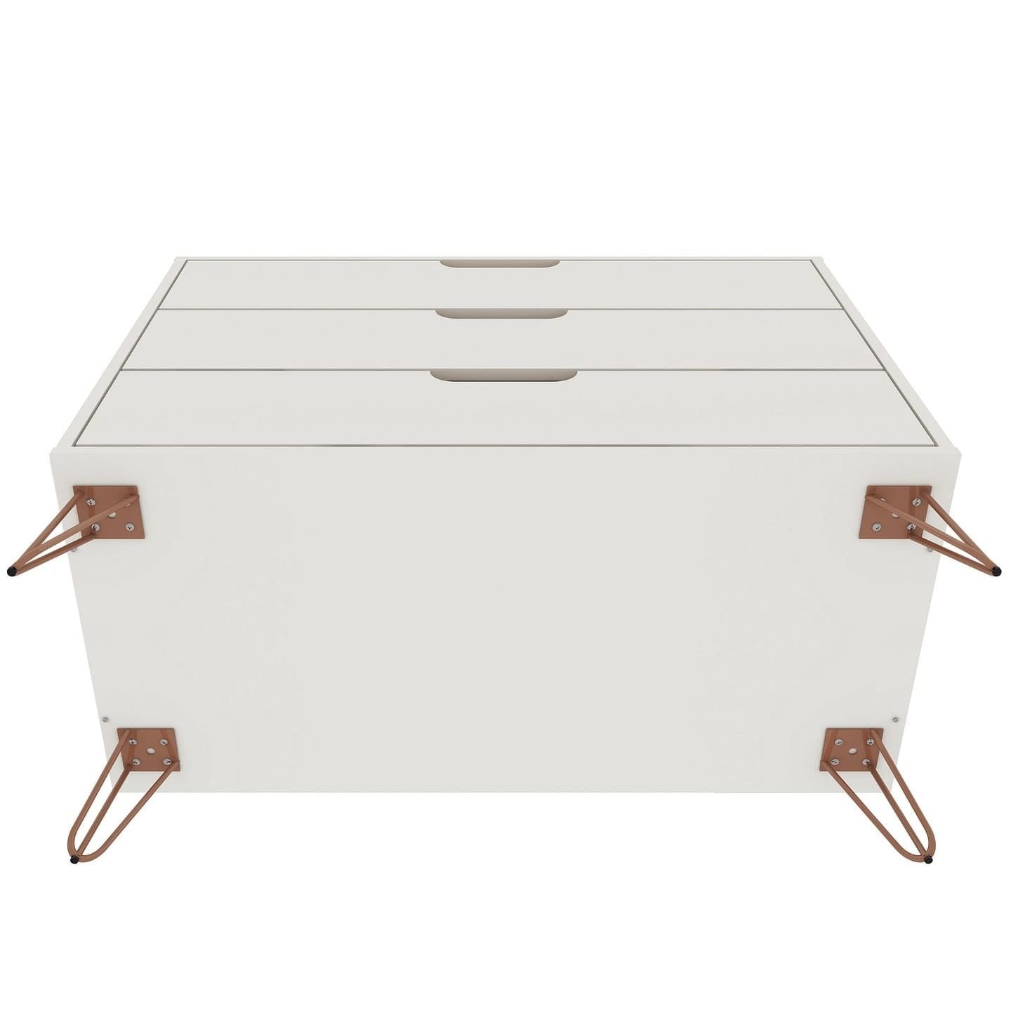 manhattan comfort rockefeller mid-century- modern dresser with 3-drawers in