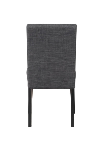 ACME Kusa 5PC Pack Dining Set, Engineering Stone Top & Black Finish