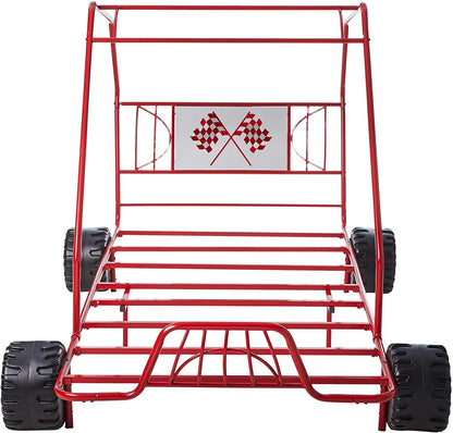 ACME Xander Twin Bed in Red Go Kart