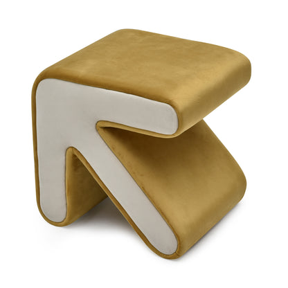 Modern Creative Upholstered Velvet Ottoman