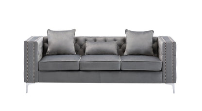 Lorreto Velvet Sofa Set