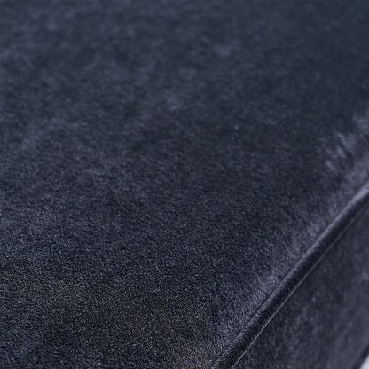 Modern Tufted Velvet Sofa, Black