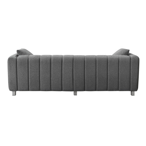 teddy velvet sofa with 2 pillows