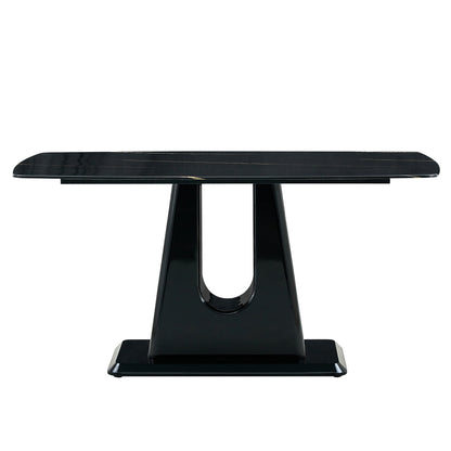 MDF Marble Table- Black