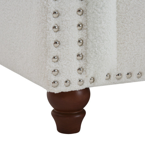 classic traditional upholstered sofa set, white
