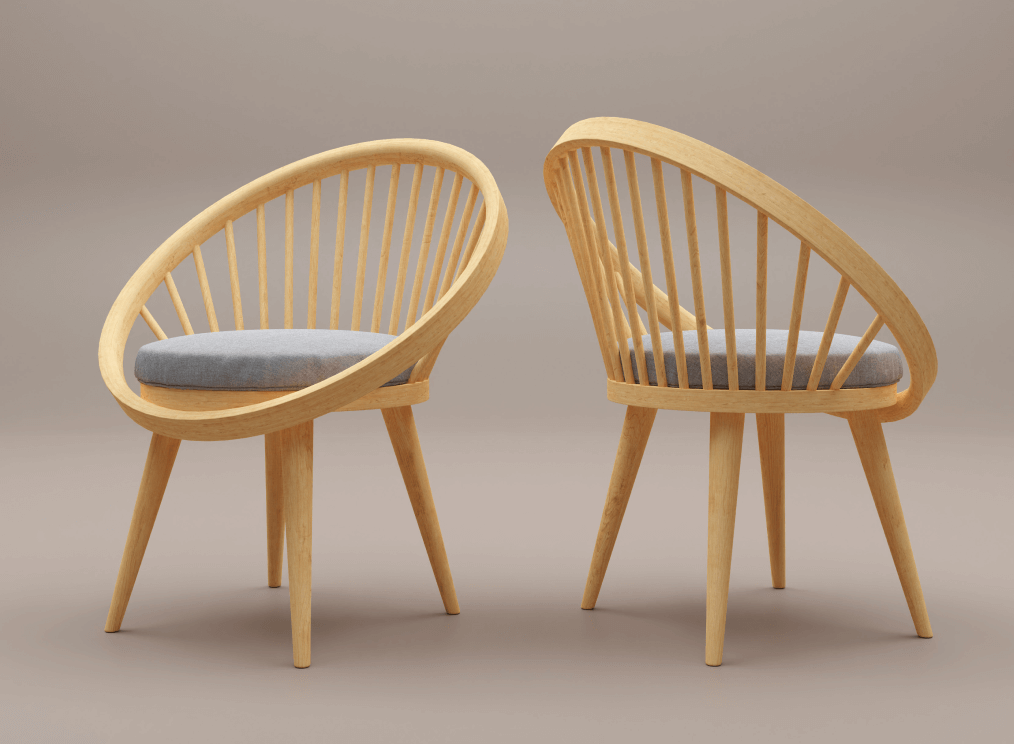 circle lounge chairs