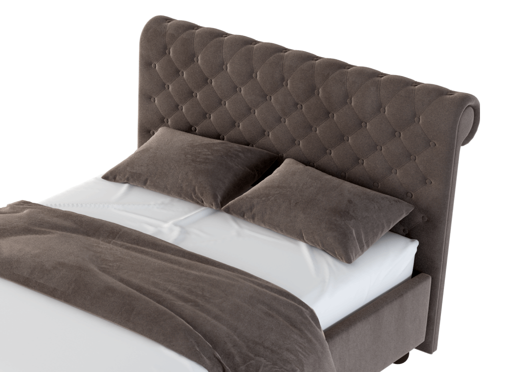 lucille scroll bed