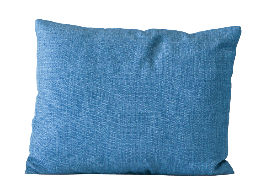 blue zigzag cushion