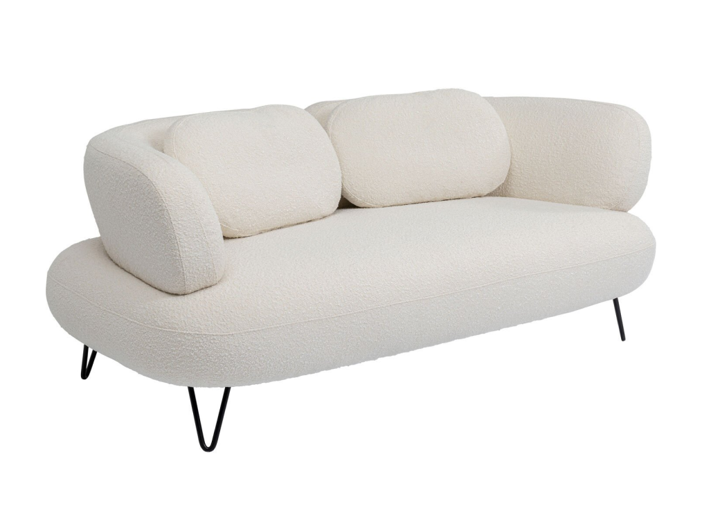 curved reclining sofa