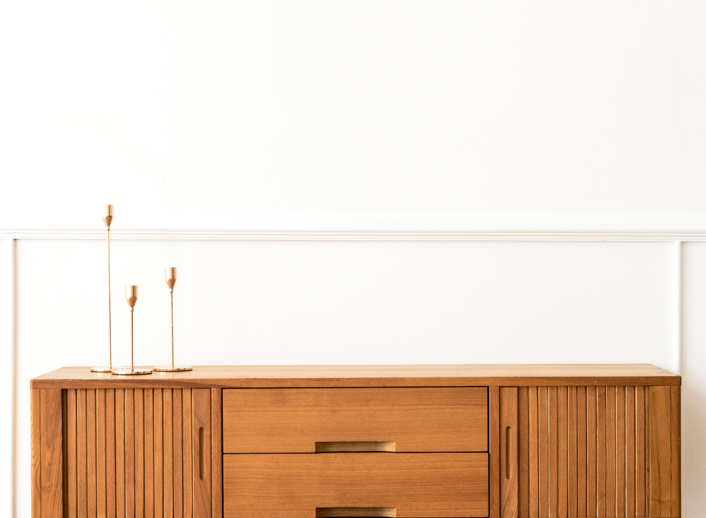 wooden side table